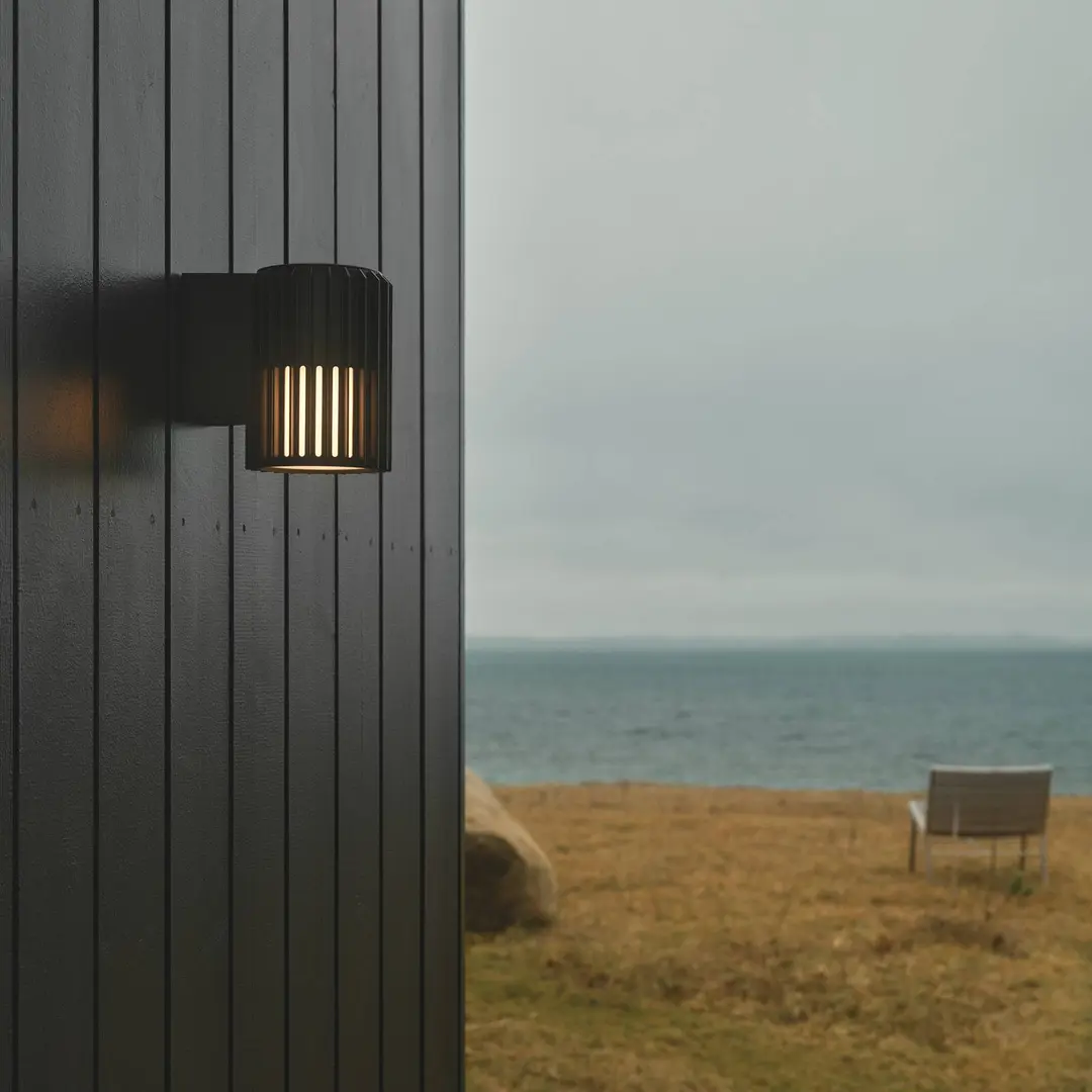 Nordlux Außenwandleuchte Aludra Seaside, Aluminium, schwarz