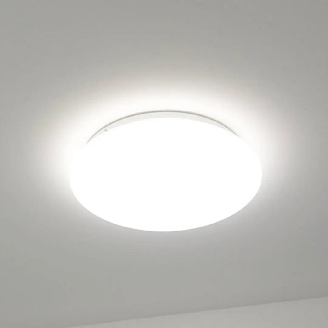 DOTLUX LED-Deckenleuchte LUNA, weiß, Ø 33 cm, PMMA, CCT IP44