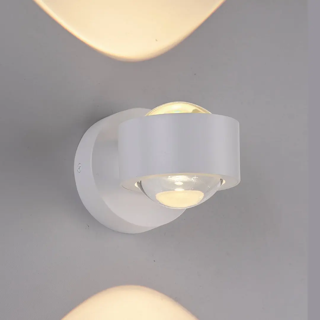 SCHÖNER WOHNEN LED-Wandleuchte Chia, weiß, 3.000 K, up/down