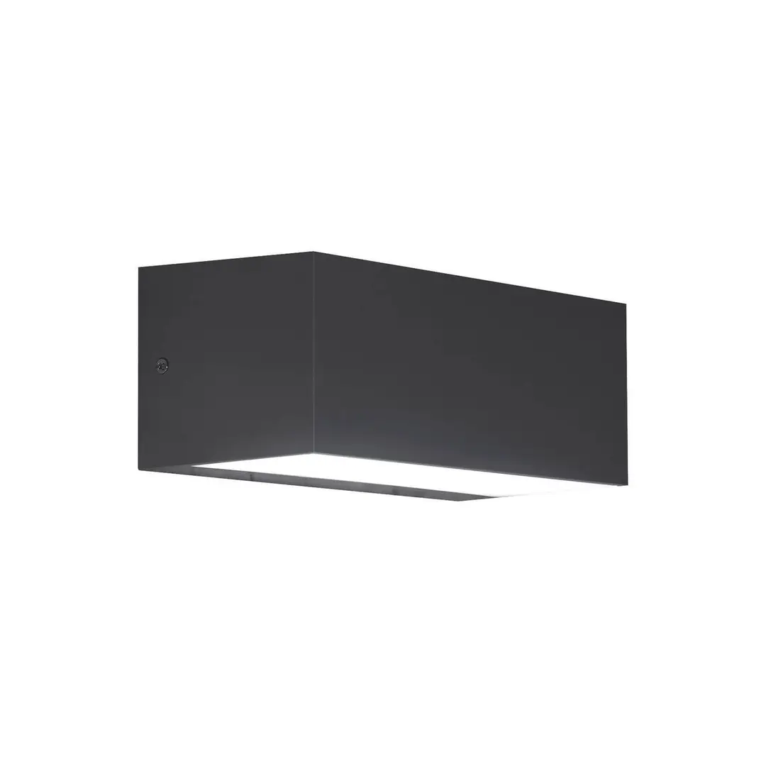 Viokef LED-Außenwandleuchte Amelia, dunkelgrau