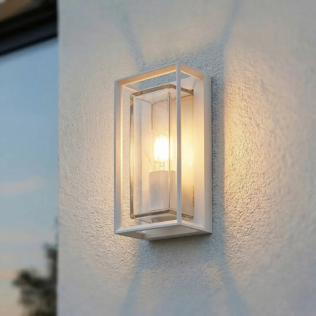 Arcchio Außenwandleuchte Ismera, weiß, E27, IP65