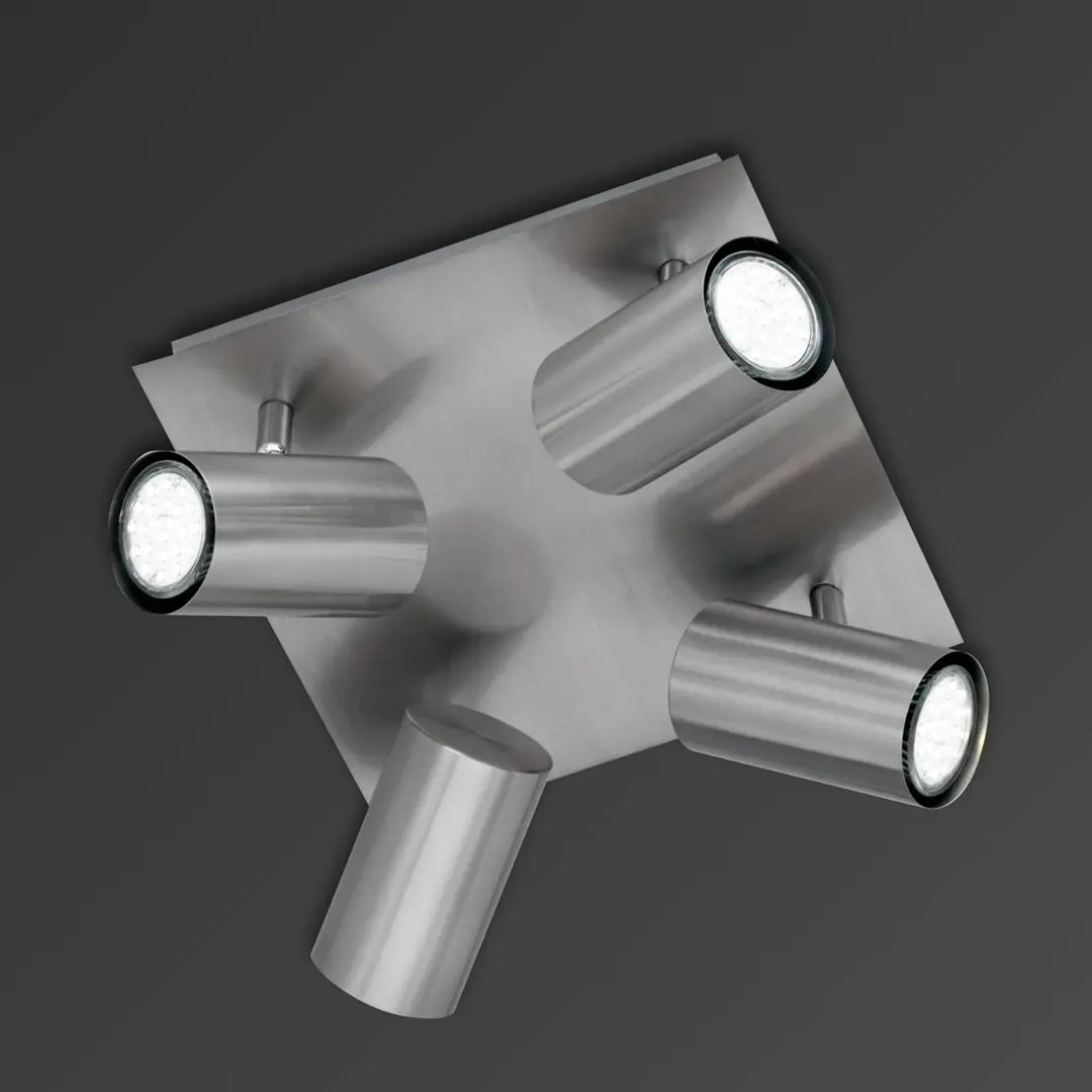 Trio Lighting Vierflammiger Deckenstrahler Dora