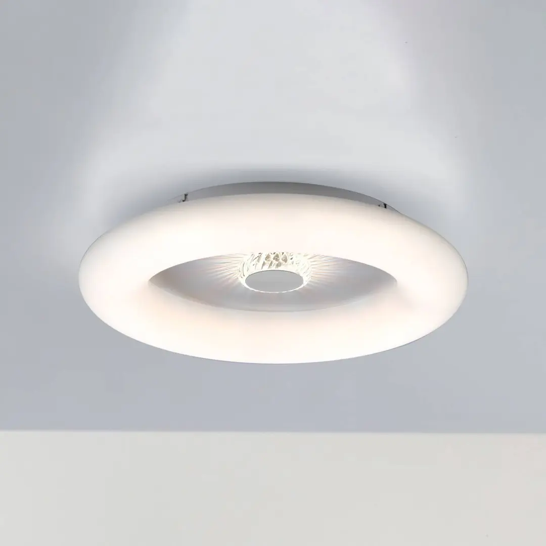 JUST LIGHT. GmbH LED-Deckenleuchte Vertigo, CCT, weiß, Ø 50 cm