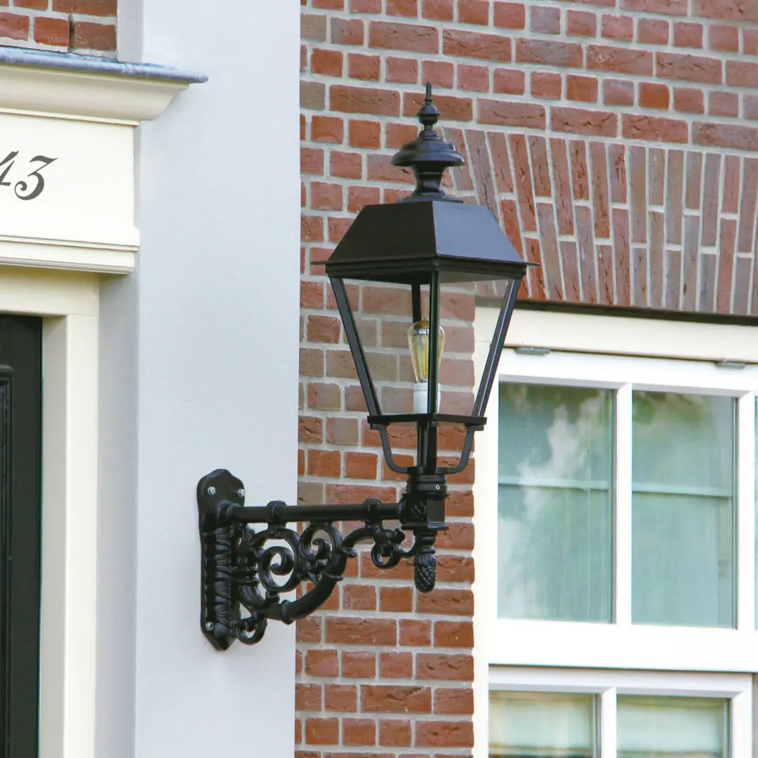 K.S. Verlichting Geschmackvolle Außenwandleuchte M43, schwarz