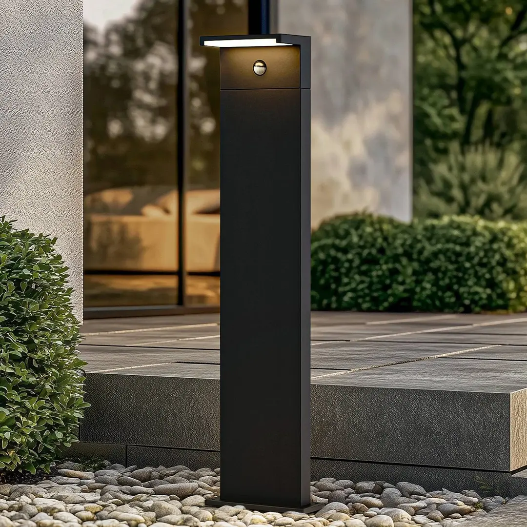 Arcchio LED-Wegeleuchte Iberion, 90 cm, anthrazit, Sensor