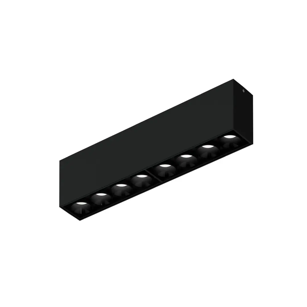 Wever & Ducré Lighting WEVER & DUCRÉ LED-Deckenlampe Linoo 8.0, schwarz matt Metall