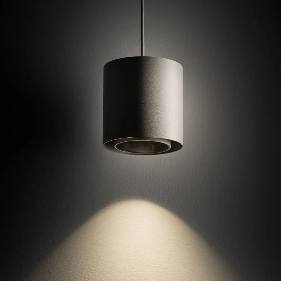 Nowodvorski Lighting Hängeleuchte Point Duo, seidengrau, Stahl, Ø 13 cm, GU10