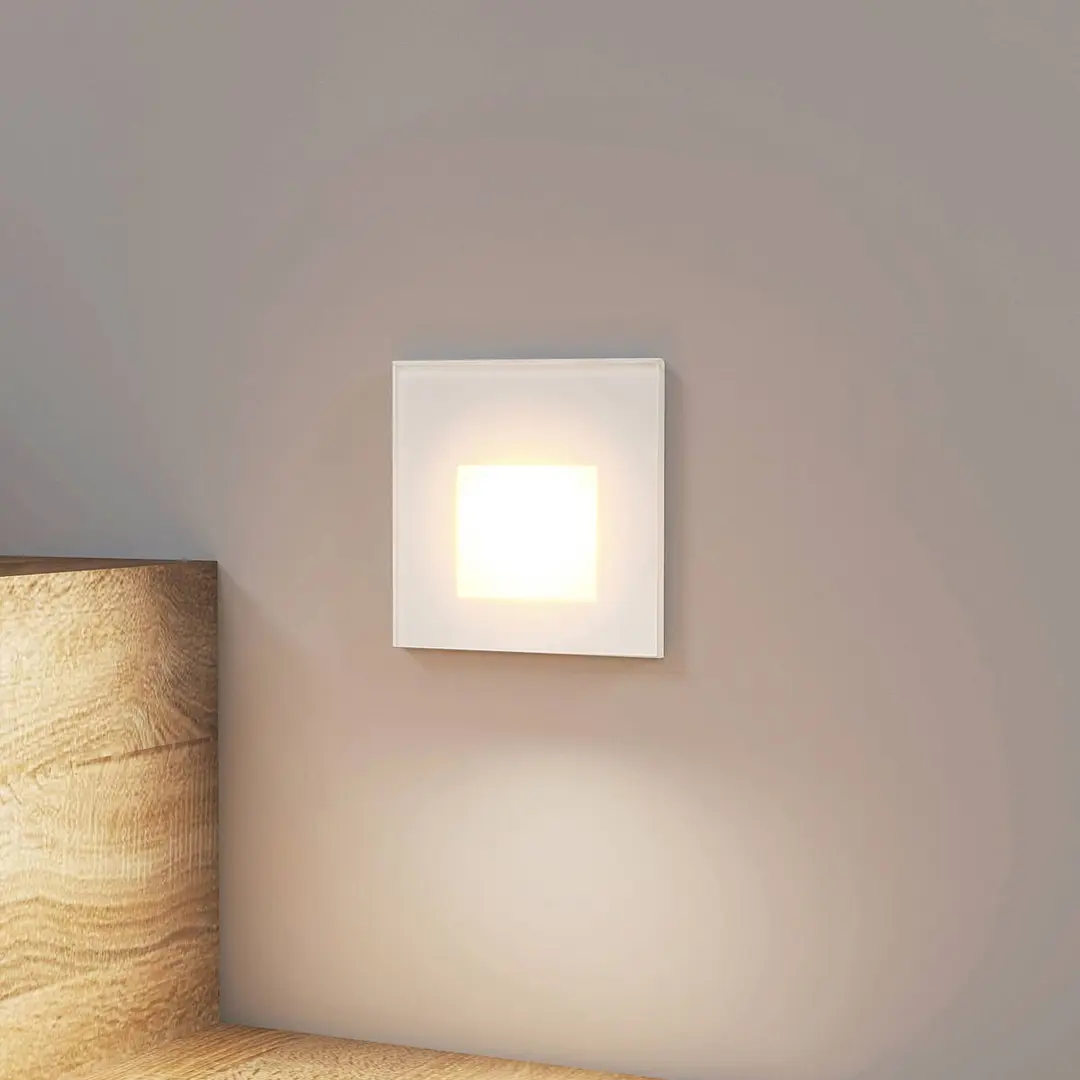 Arcchio LED-Einbaulampe Vexi, 7,8 cm x 7,8 cm, weiß, CCT
