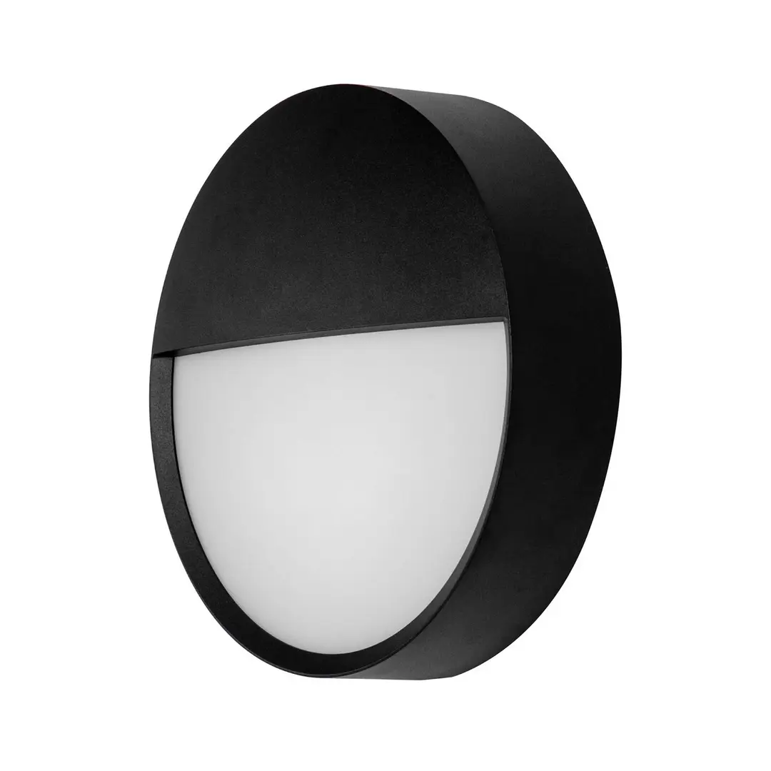 BRUMBERG LED-Außenwandlampe EYE halboffen schwarz CCT IP65