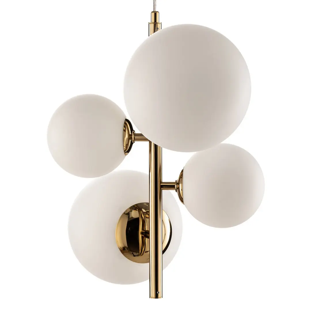ALDEX Hängeleuchte Dione, vierflammig, gold