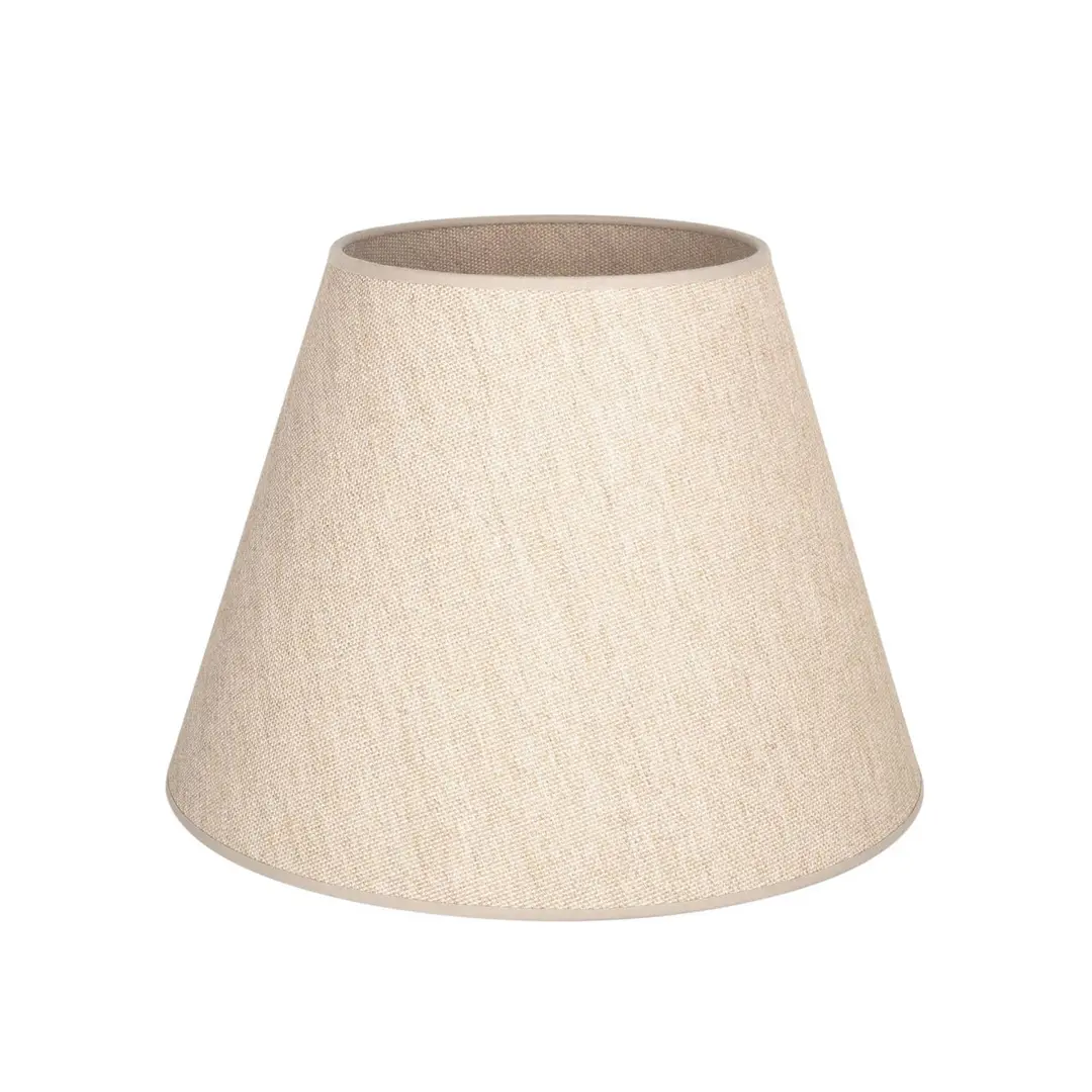 Duolla Lampenschirm Cone, beige, Höhe 30 cm, Textil