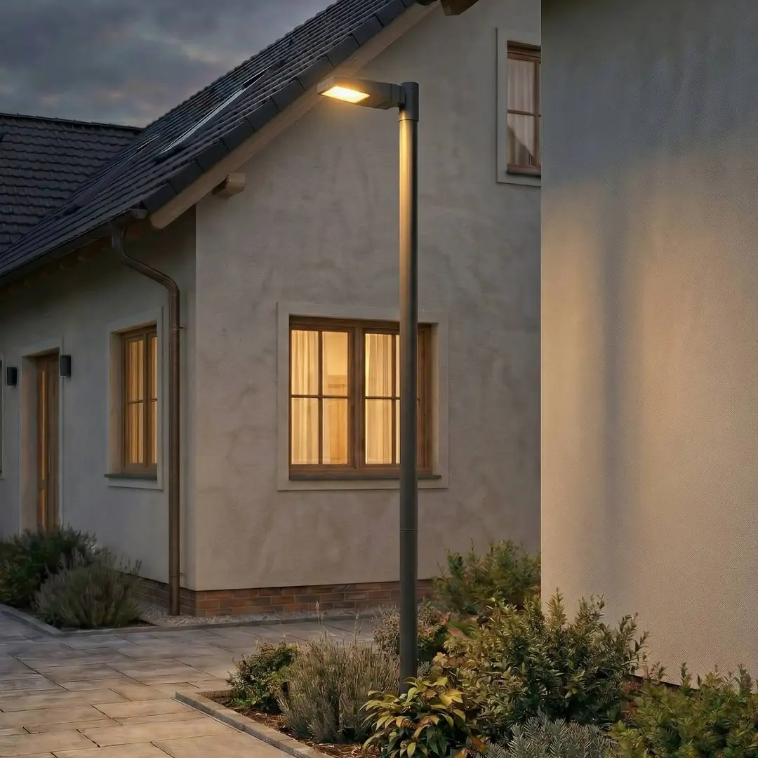 Arcchio LED-Außenleuchte Nefarius, 250 cm, dunkelgrau, IP65