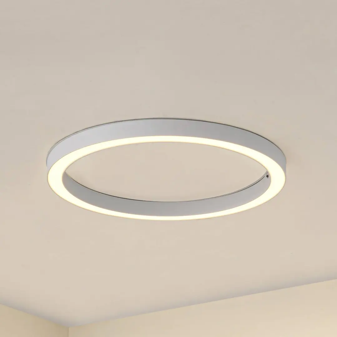 Lucande LED-Deckenlampe Neor, weiß, Ø 60 cm, CCT, dimmbar