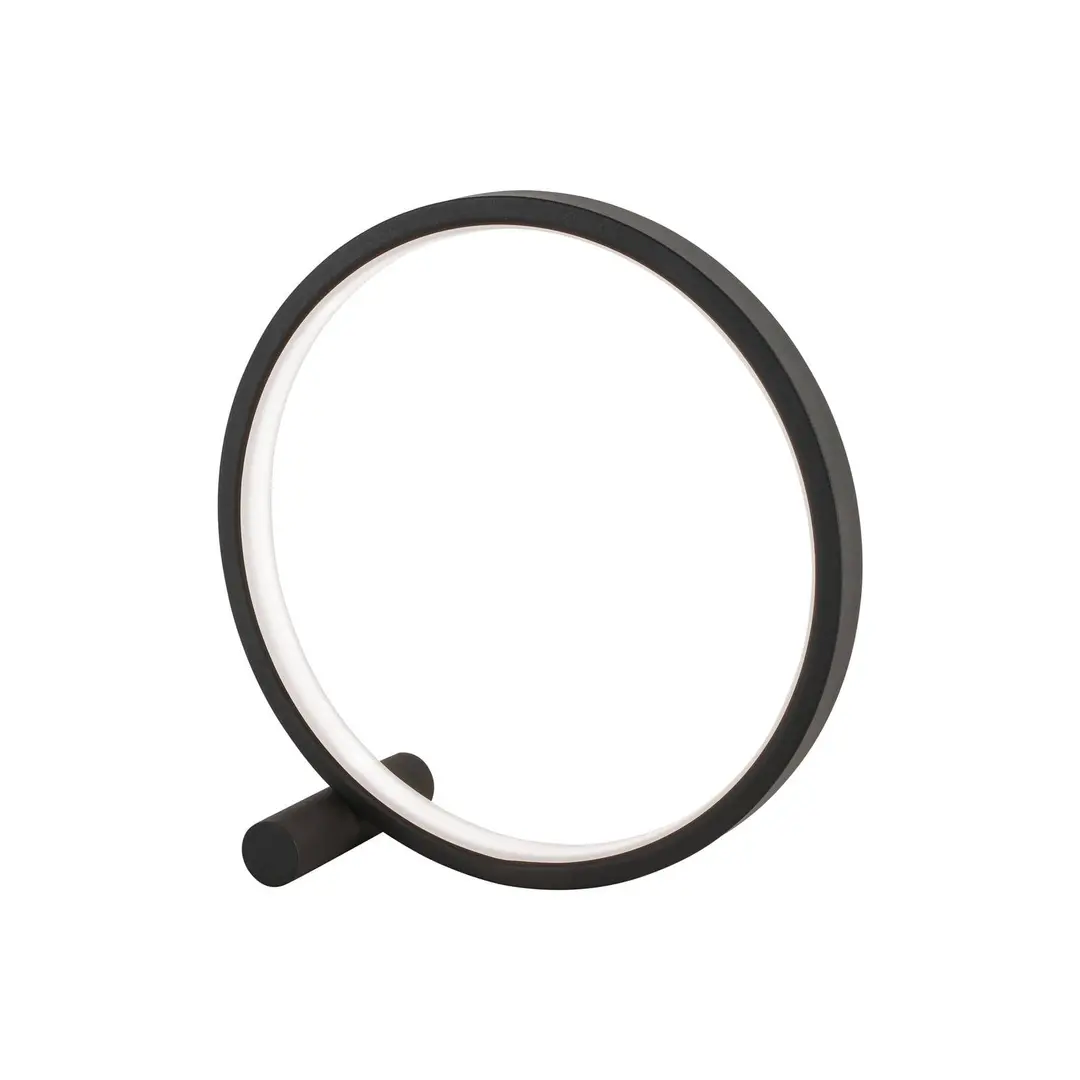 Viokef LED-Tischleuchte Circle, schwarz