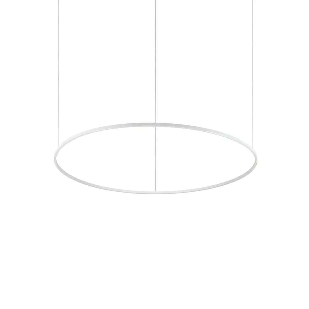 Ideal Lux LED-Hängelampe Oracle Slim weiß 3.000 K Ø 150 cm