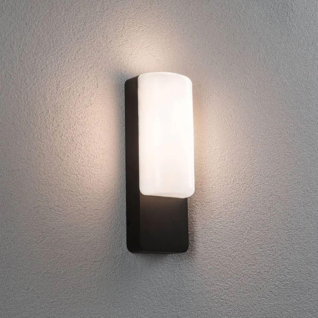 Paulmann LED-Außenwandleuchte Bonnie, Aluminium, anthrazit