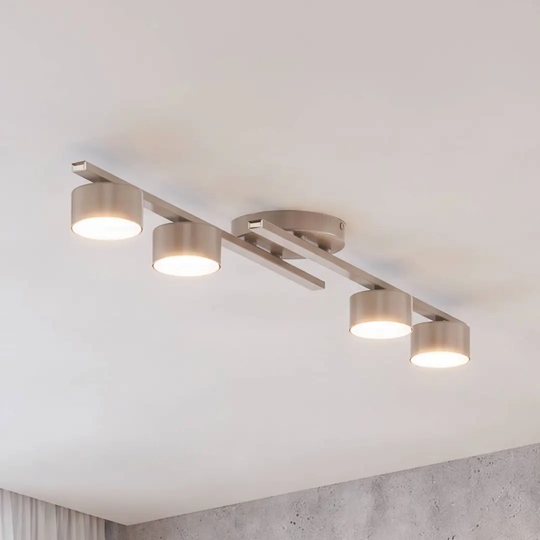 EMIBIG LIGHTING Deckenleuchte FRAGMENT, beige, Länge 87 cm, 4-flg., Metall