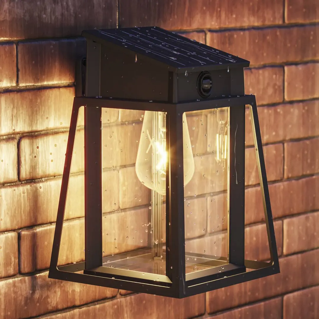 Philips LED-Solar-Außenwandleuchte Lysin UE, Sensor, IP44