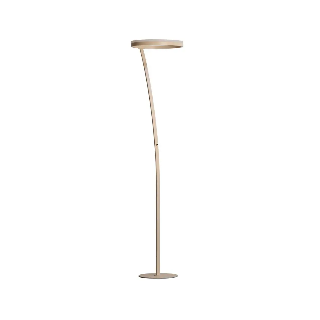 FISCHER & HONSEL LED-Stehlampe Sirko, sandfarben, Höhe 177 cm, Metall, CCT