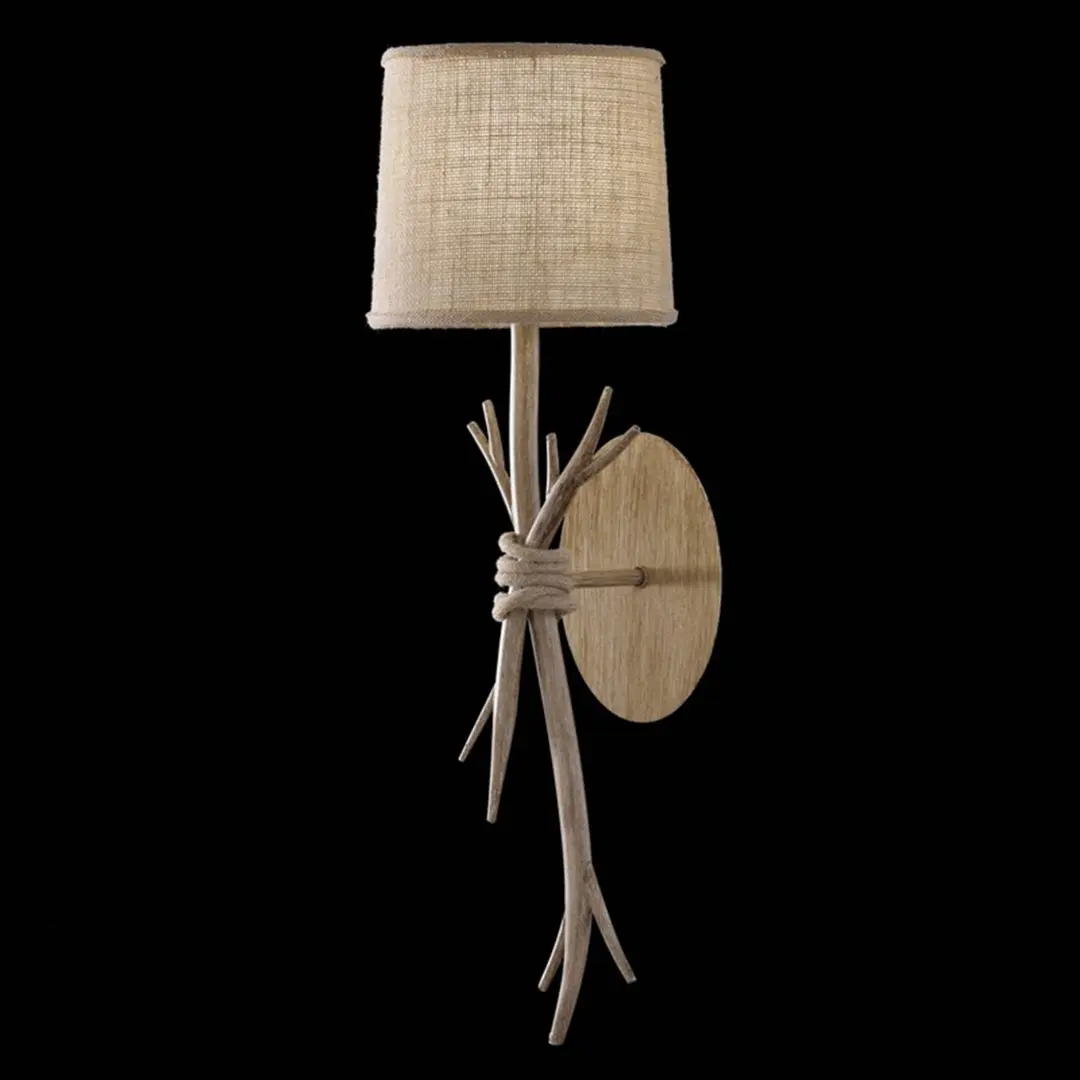 Mantra Iluminación Wandleuchte Sabina mit Textilschirm