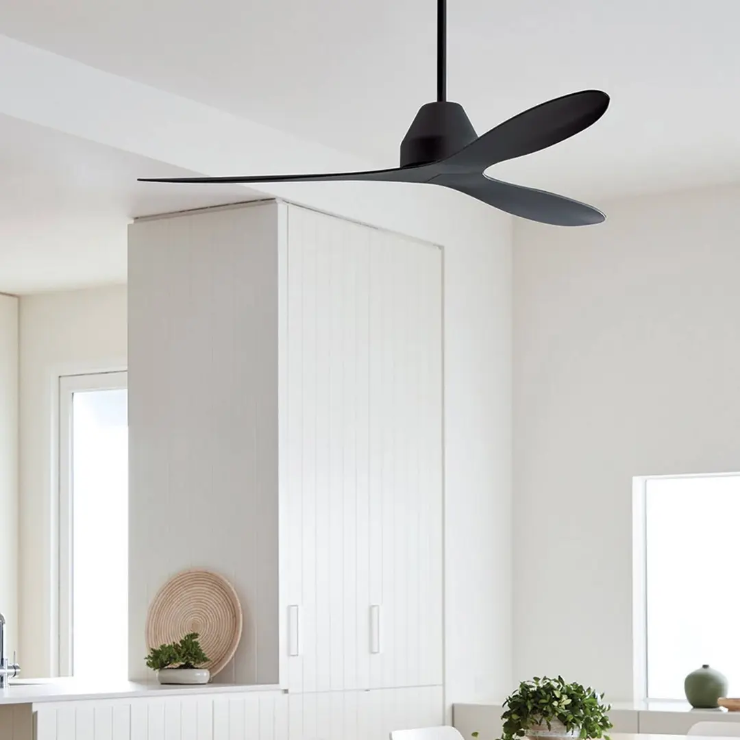 Beacon Lighting Beacon Deckenventilator Whitehaven, schwarz, leise, Ø 142 cm