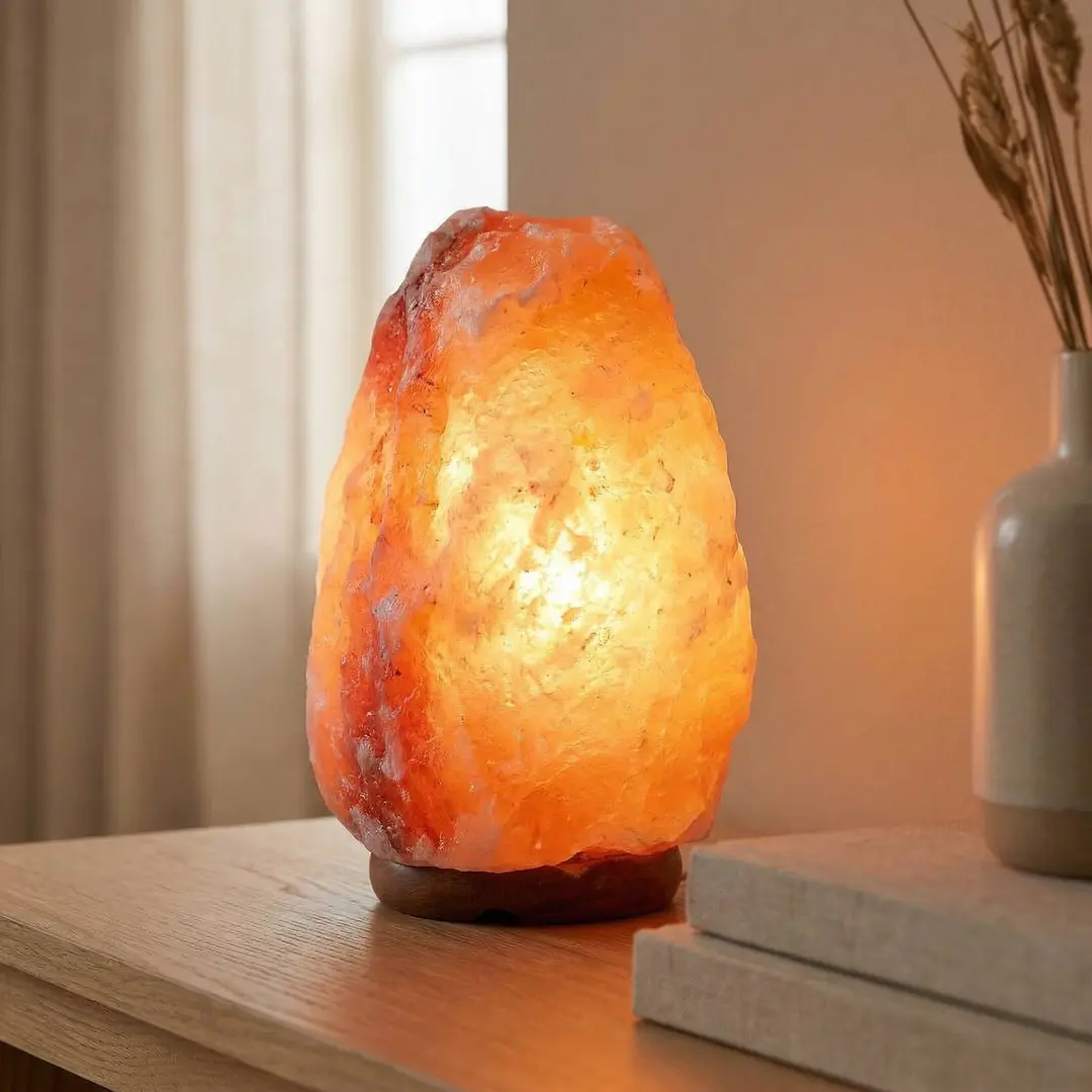 Wagner Life Salzleuchte Rock ohne Sockel, 2-3 kg, bernstein