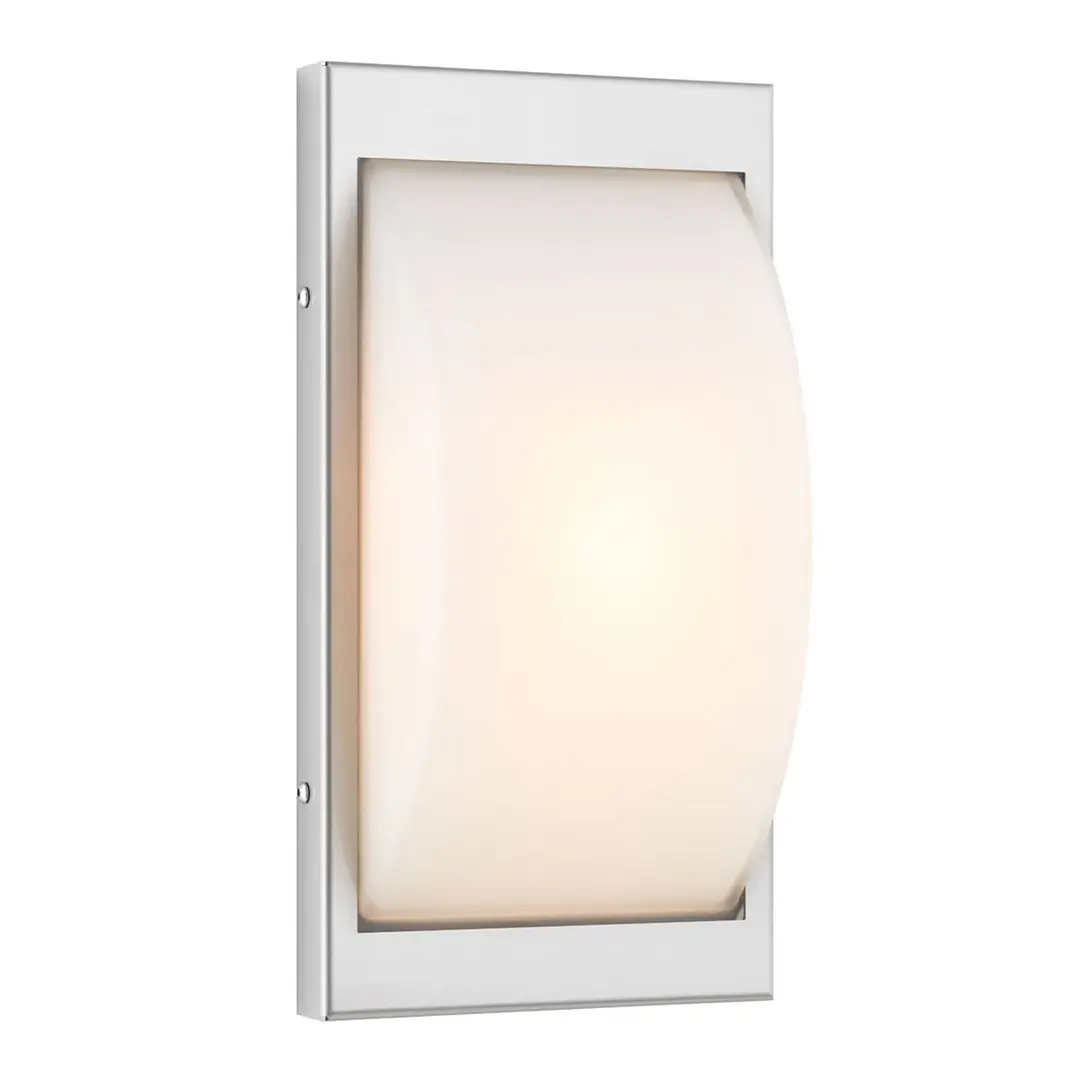 LCD Außenwandleuchte Typ 068, Edelstahl, 33 cm hoch, E27