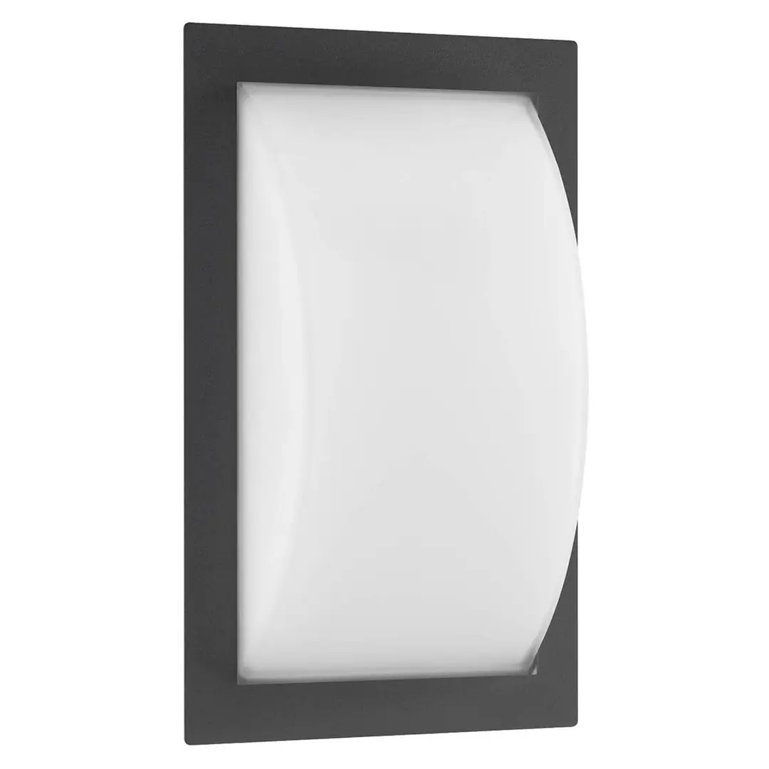 LCD Außenwandlampe Ivett, anthrazit, E27, Bewegungsmelder