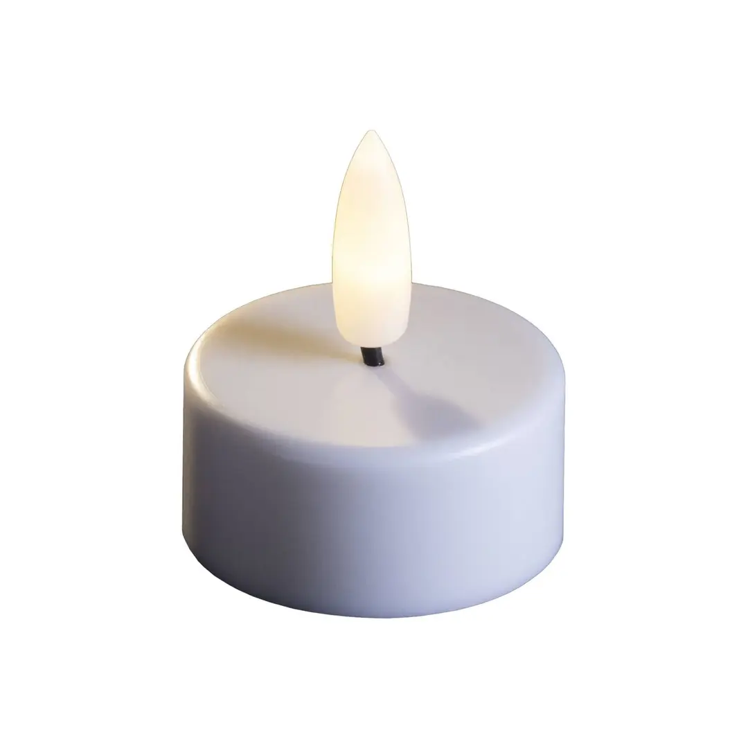 STERNTALER LED-Teelicht, weiß, Ø 3,7 cm, Batterie, 4er-Set