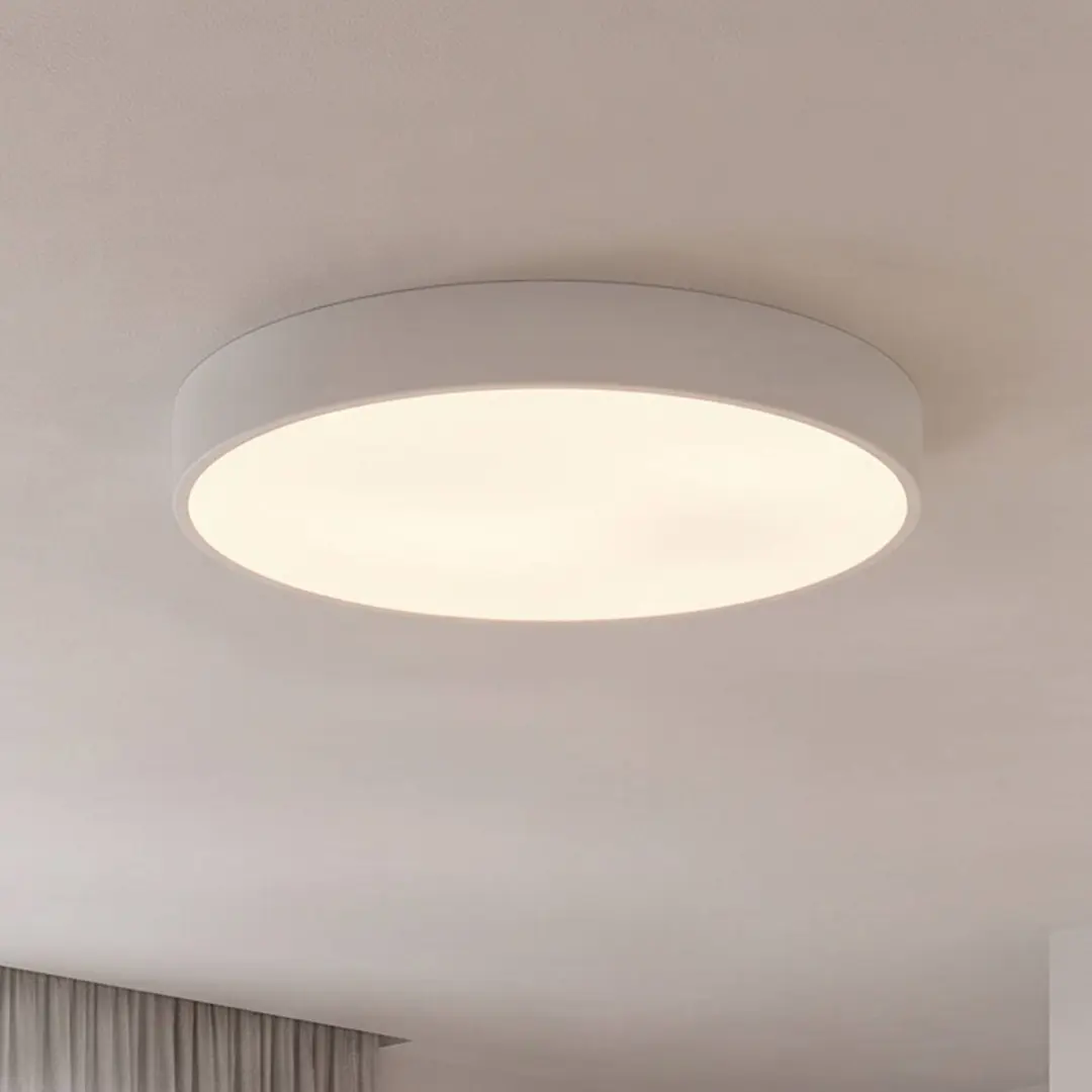 TEMAR LIGHTING Deckenleuchte Cleo, Ø 60 cm, IP20, weiß, Metall, E27