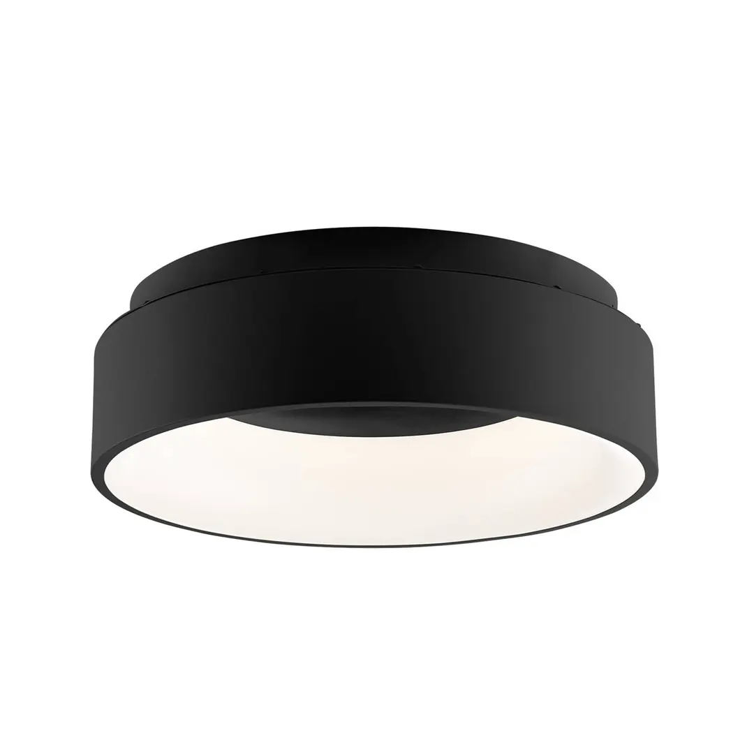 Luce Ambiente Design LED-Deckenlampe Noah, schwarz, Ø 45 cm, Metall, CCT