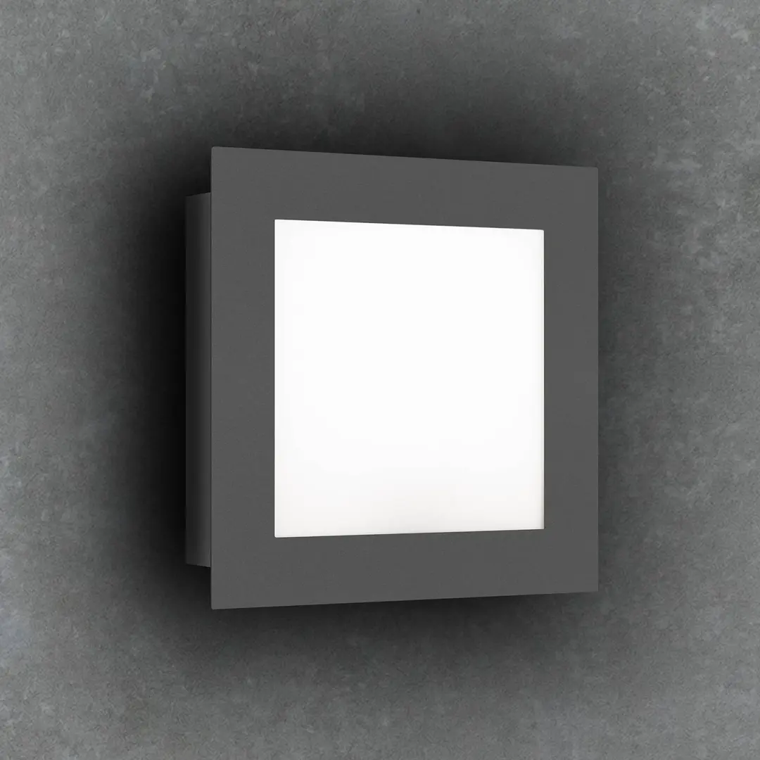 LCD LED-Außenwandleuchte 3007LED, grafit