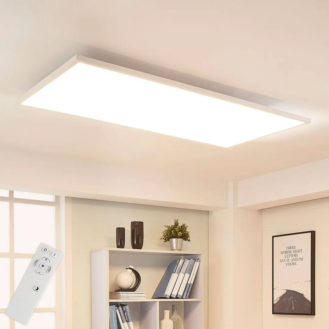 Arcchio LED-Panel Arya, dimmbar, 119 cm x 59 cm, Metall