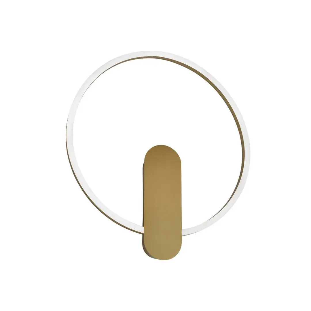 Viokef LED-Wandlampe Zaklin, goldfarben, Höhe 45 cm, Metall