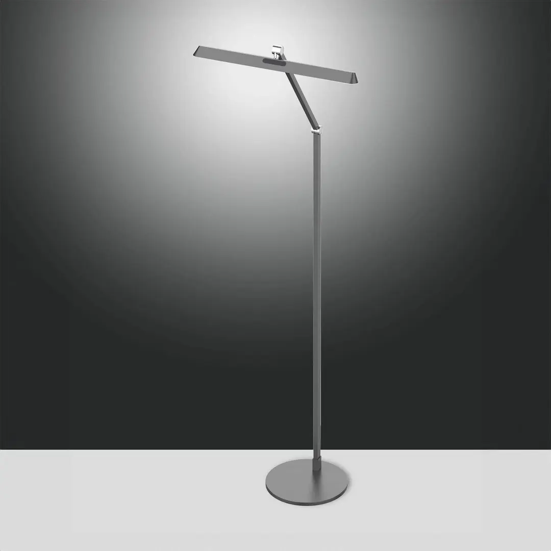 Fabas Luce LED-Stehleuchte Beba, anthrazit, Höhe 110 cm, CCT, Dimmer