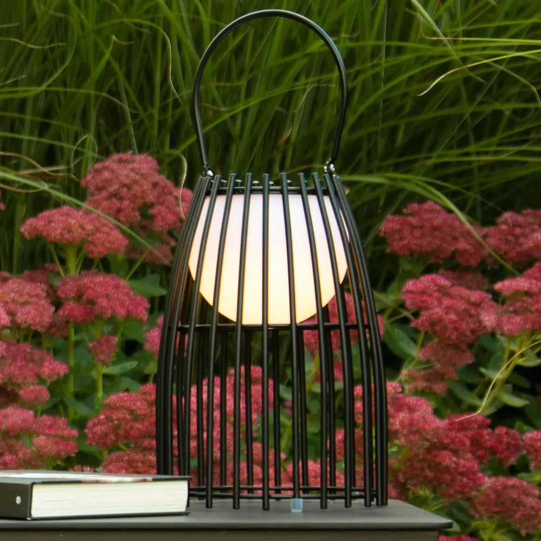 Lucide LED-Tischleuchte Fjara, schwarz