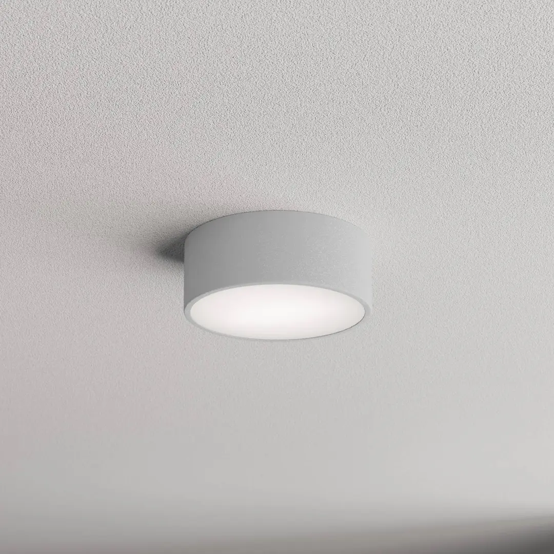 TEMAR LIGHTING Deckenlampe Cleo 200, grau, Sensor, IP20, Ø 20 cm, E27