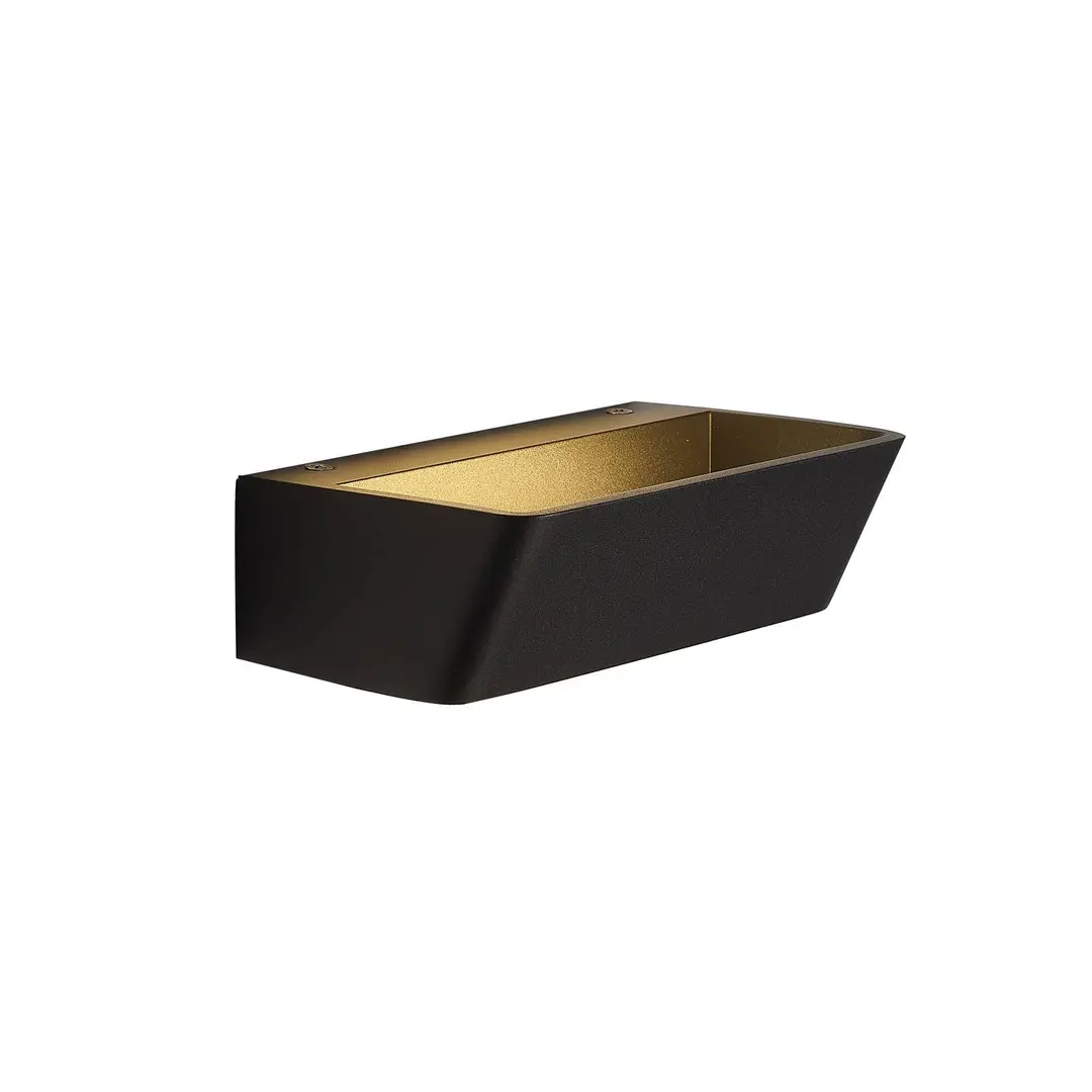 Mantra Iluminación LED-Wandleuchte Altea, Breite 16 cm, schwarz, up/down, Alu