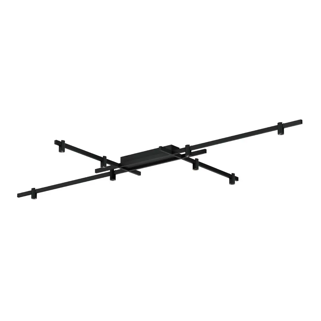 Wever & Ducré Lighting WEVER & DUCRÉ LED-Deckenlampe Trace Grid 1.0 schwarz 927