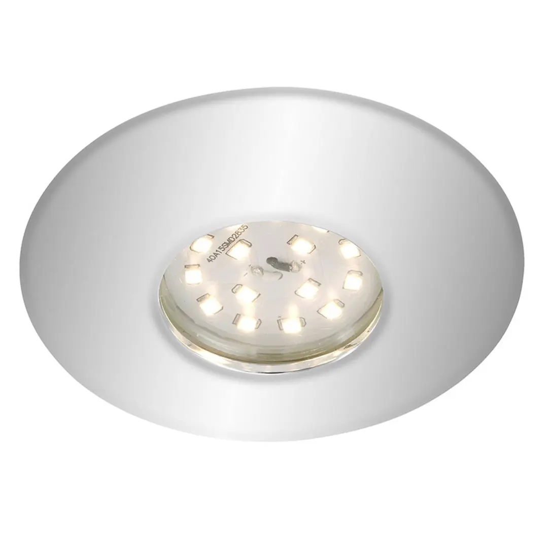 Briloner Verchromter LED-Einbaustrahler Shower, IP65