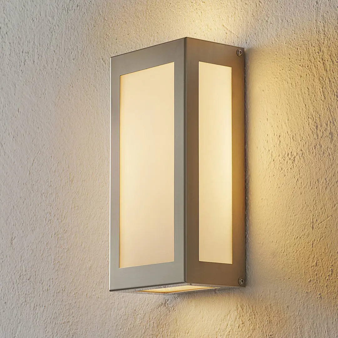 CMD Sensor-LED-Außenwandleuchte Aqua Rain, edelstahl