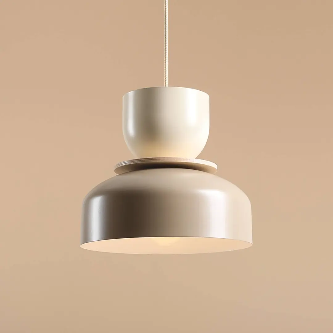ALDEX Hängeleuchte Uto, beige/creme, Ø 30 cm, Metall