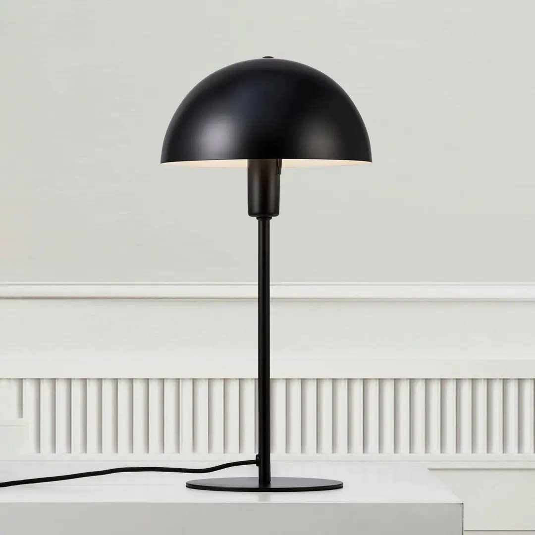 Nordlux Tischleuchte Ellen 20, schwarz, Metall, E14-Fassung