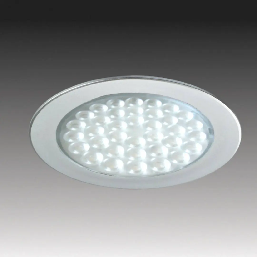 Hera R 68-LED Einbauleuchte in edelstahloptik