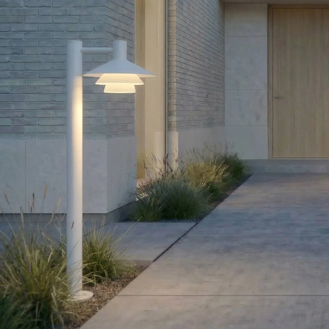 Lucande LED-Wegeleuchte Montaro, 100 cm, weiß