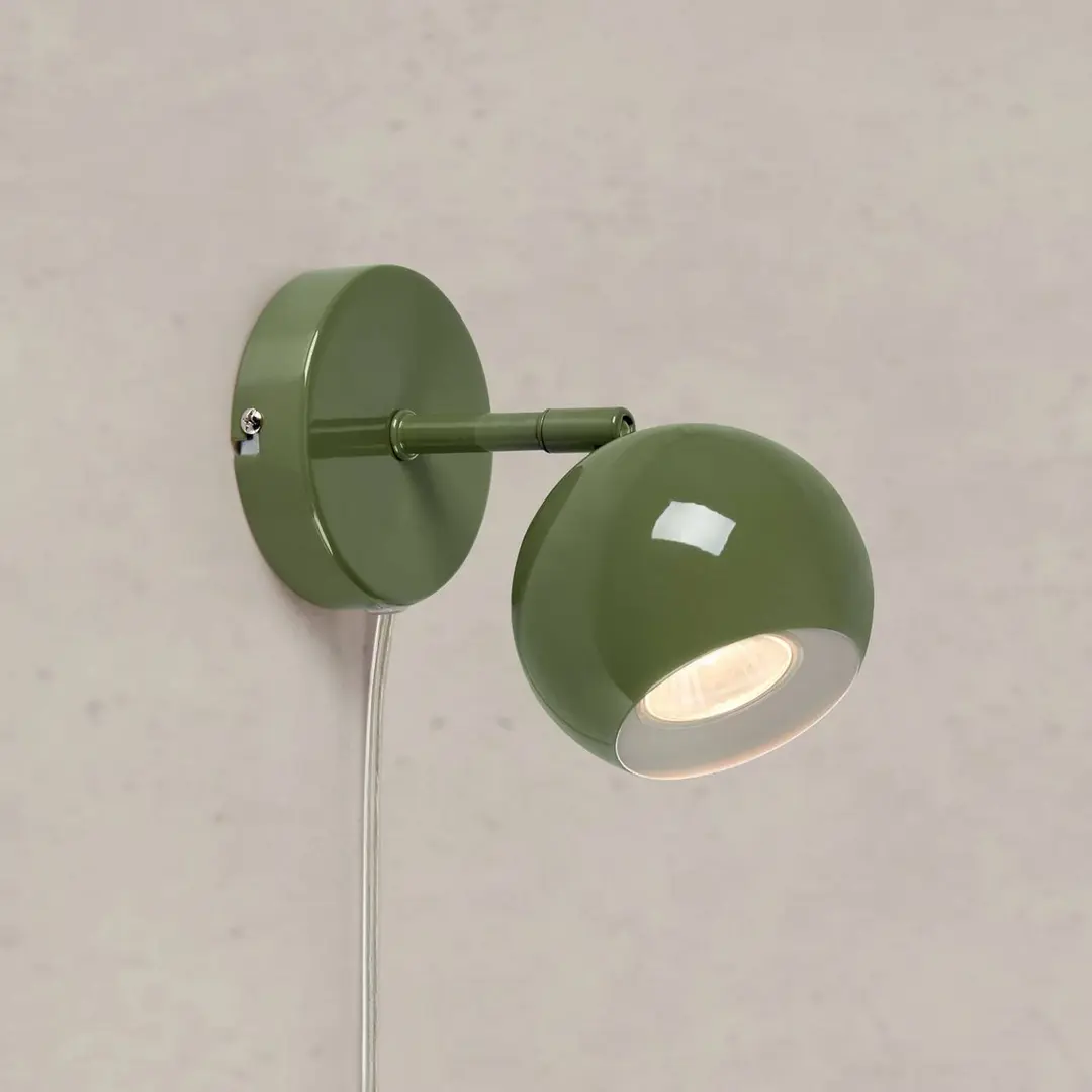 Markslöjd Wandlampe Pop, grün, Breite 10 cm, Metall