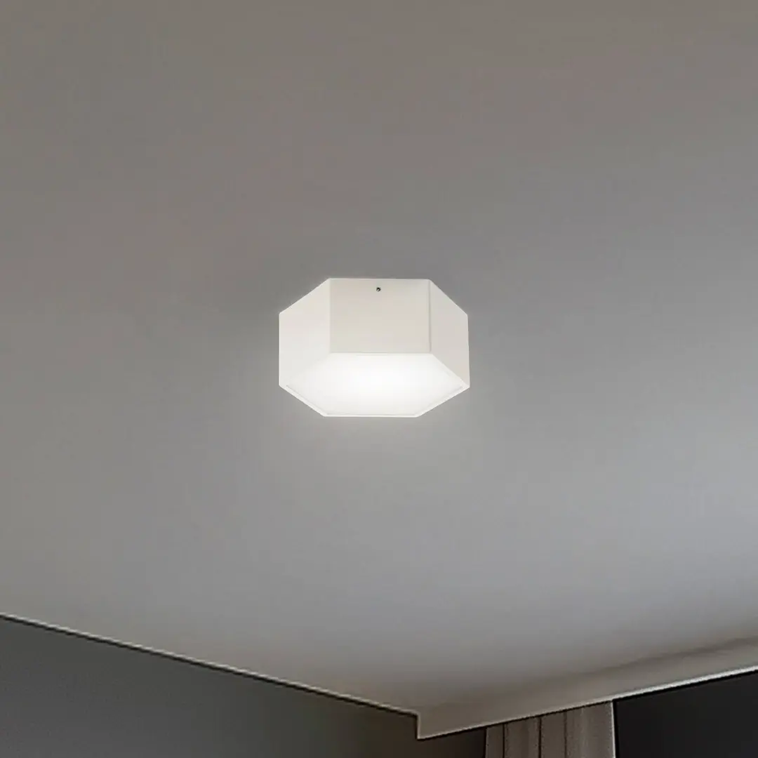 Argon LED-Deckenleuchte Libre, cremeweiß, Stahl, 3.000 K