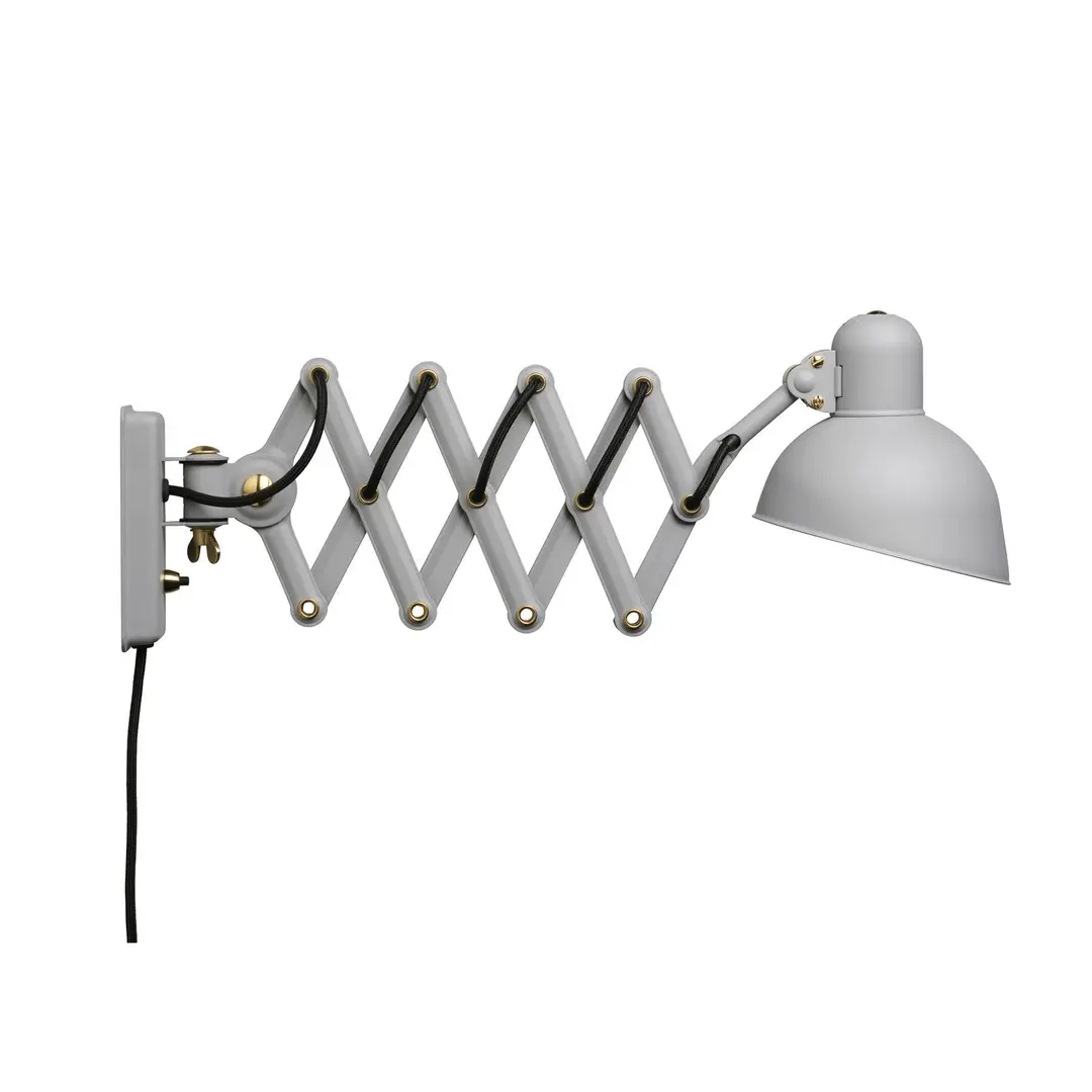 FRITZ HANSEN Kaiser idell 6718-W Wandlampe mit Stecker, grau