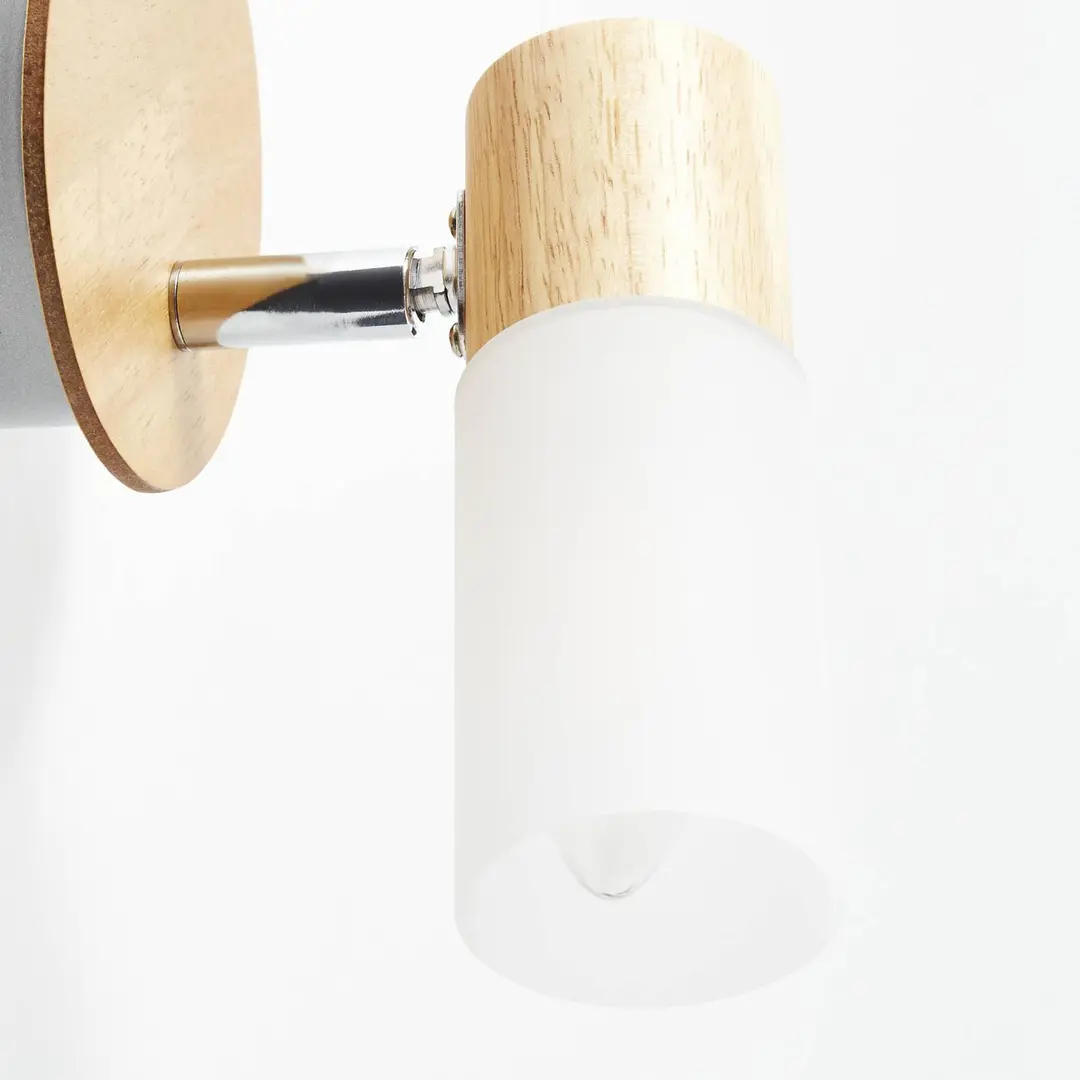 Brilliant Wandstrahler Babsan, Ø 10 cm, holz hell, Bambus