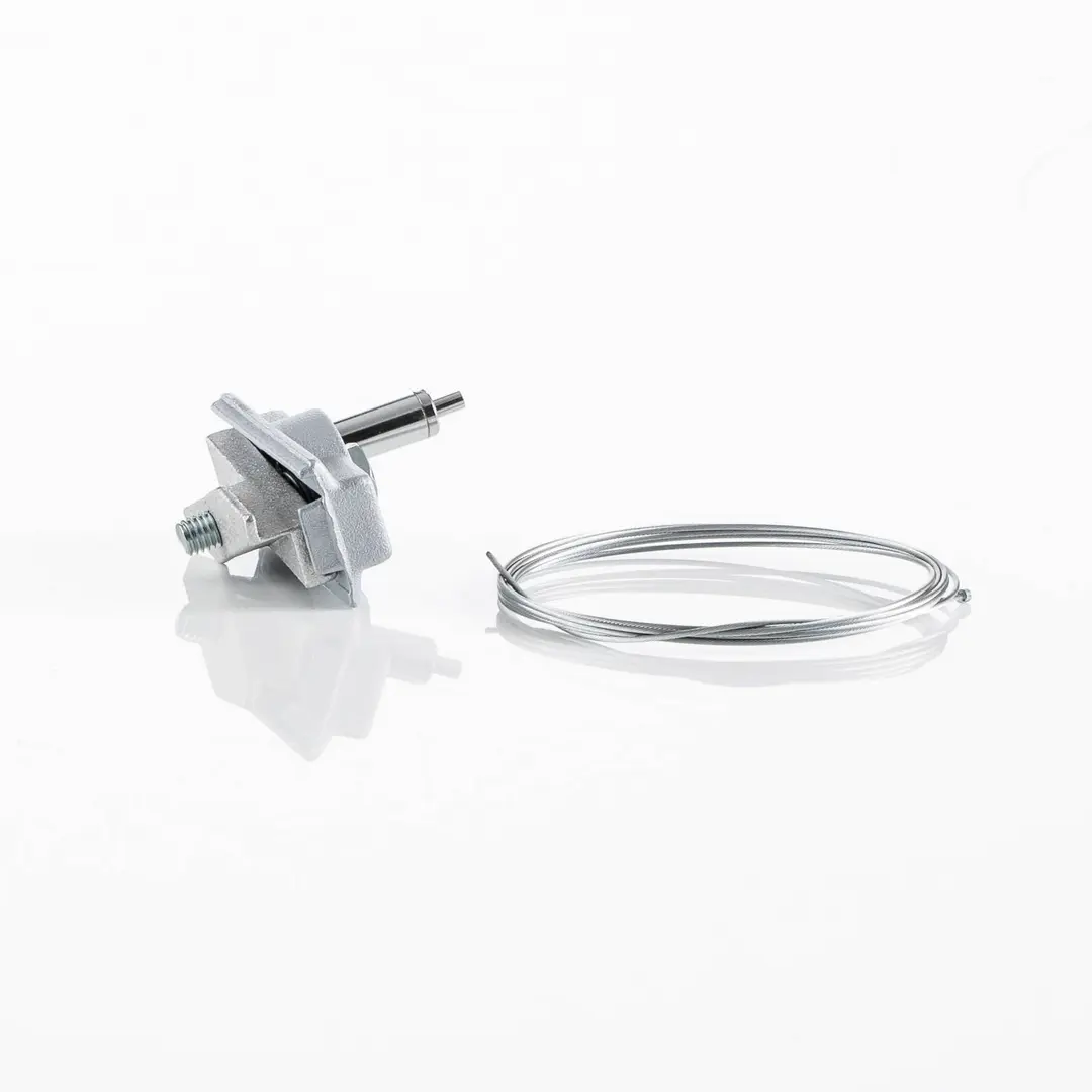 Ivela Adapter mechanisch, Schnellspanner, silber